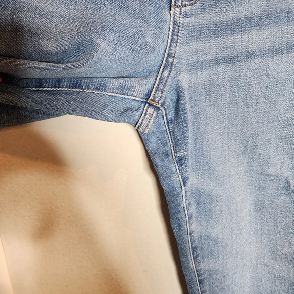 Madewell Mid-Rise Stovepipe Jeans stretch denim women's size 32 or 14. - Picture 15 of 16